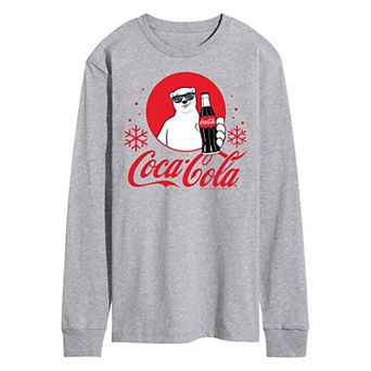 Men's CocaCola Polar Bear Long Sleeve Graphic Tee