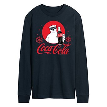 Men's CocaCola Polar Bear Long Sleeve Graphic Tee