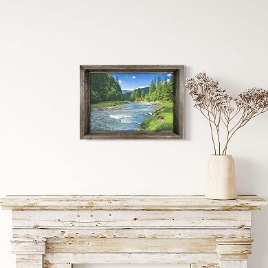 Rustic Canvas Series 10 x 24 Floating Frame for Oil Paintings and Wall Art