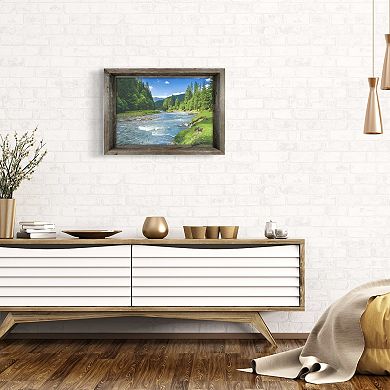 Rustic Canvas Series 12 x 36 Floating Frame for Oil Paintings and Wall Art