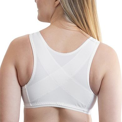 Front Closure Back Support Wireless Bandeau Bra