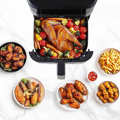 Uber Appliance Air fryer XL Premium - 7QT Stainless Steel - Ceramic non stick