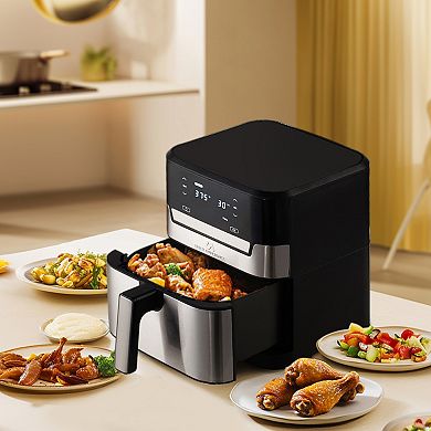 Uber Appliance Air fryer XL Premium - 7QT Stainless Steel - Ceramic non stick