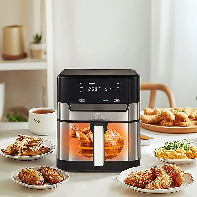 Uber Appliance Air fryer XL Premium - 7QT Stainless Steel - Ceramic non stick