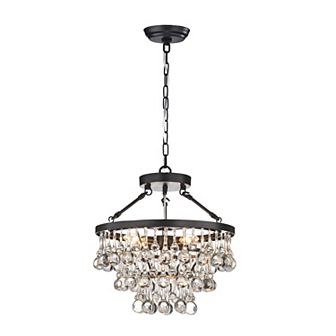 Greenville Signature 5-Light Crystal Tiered Chandelier