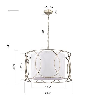 Greenville Signature 5-Light Chandelier for Dining/Living Room, Bedroom