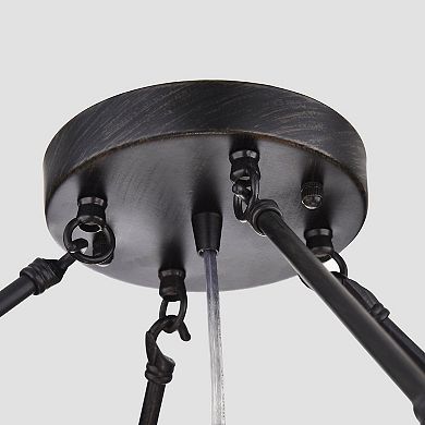 Greenville Signature 9-Light Crystal Semi Flush Mount