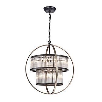 Greenville Signature 8-Light Globe Chandelier for Living/Dining Room, Bedroom, Entryway