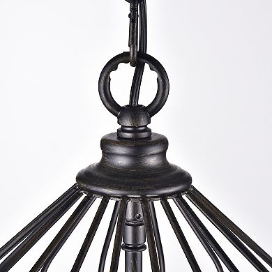 Greenville Signature 3-Light Gourd-Shape Globe Chandelier for Living/Dining Room, Bedroom, Entryway