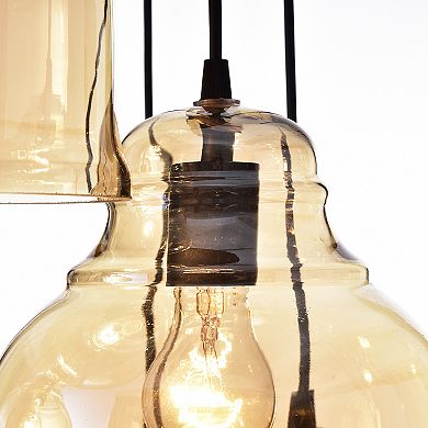 Greenville Signature 8-Light Cluster Bell Pendant for Dining/Living Room, Entryway