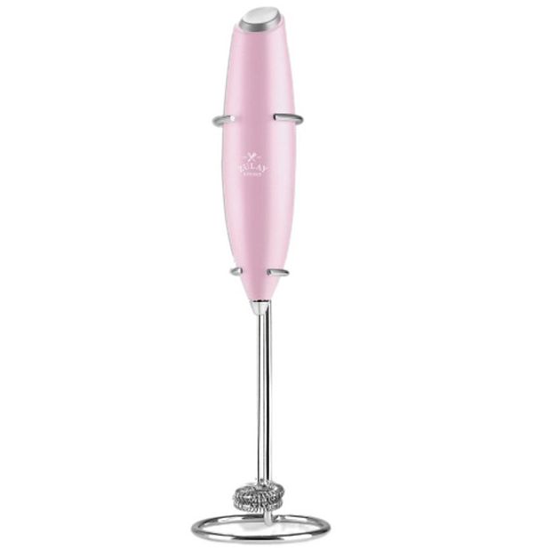 Zulay Kitchen MILK BOSS Milk Frother With Stand - Cotton Candy, 1