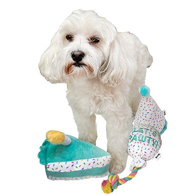 Woof Birthday 3-pack Dog Toy