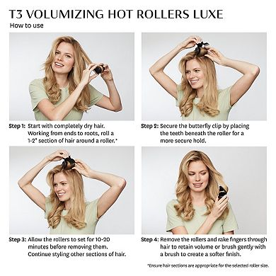 Volumizing Hot Rollers LUXE for Volume, Body, and Shine