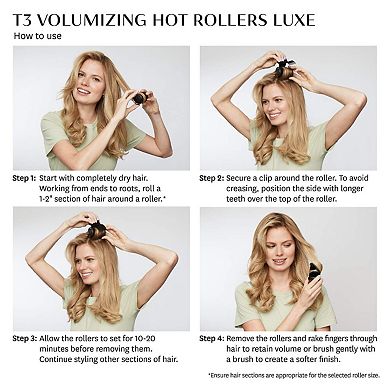 Volumizing Hot Rollers LUXE for Volume, Body, and Shine