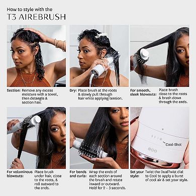 AireBrush One-Step Smoothing and Volumizing Hair Dryer Brush