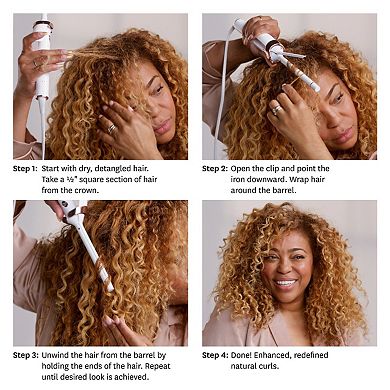 SinglePass Curl 0.75 Ceramic Long Barrel Curling and Wave Iron