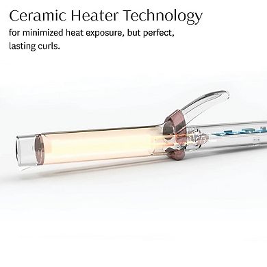 SinglePass Curl 0.75 Ceramic Long Barrel Curling and Wave Iron