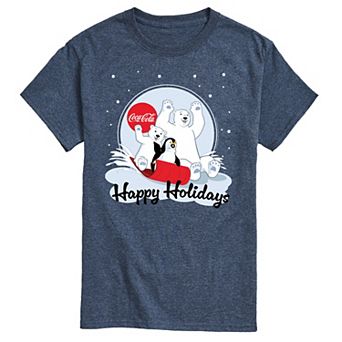 Men's CocaCola Happy Holiday Sled Tee