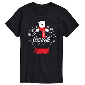 Men's CocaCola Polar Bear Snowglobe Tee