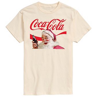 Men's CocaCola Santa Logo Tee