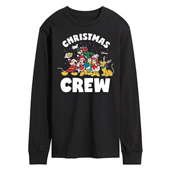 Disney's Men's Christmas Crew Long-sleeved Tee