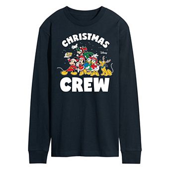 Disney's Men's Christmas Crew Long-sleeved Tee