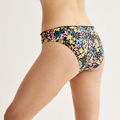 Juniors' Ninety-Nine° Lettuce Edge Swim Bottoms