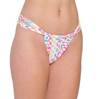 Juniors' Ninety-Nine° Tab Side Swim Bottoms