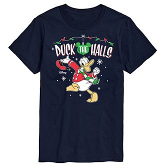 Disney Men's Duck The Hal Long-sleeved Tee