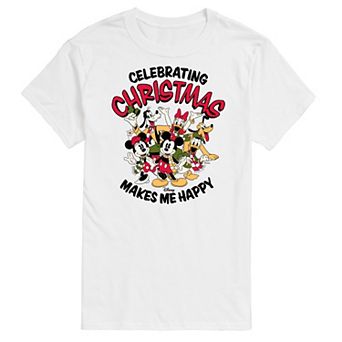Disney Men's Celebrating Christmas Tee