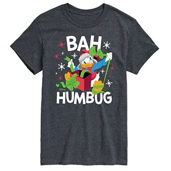 Disney's Donald Duck Men's Bah Humbug Graphic Tee