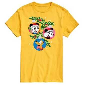 Disney's Mickey Mouse & Friends Men's Ornaments Graphic Tee