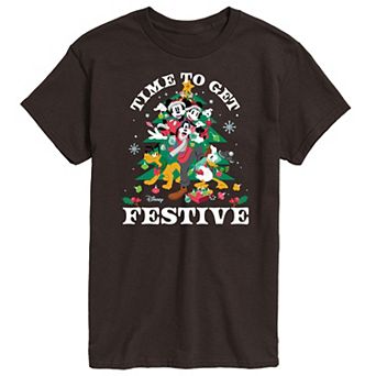 Disney Men's Time To Get Festive Tee