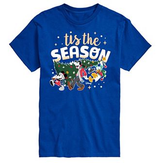Disney's Mickey Mouse & Friends Men's Tis The Season Graphic Tee