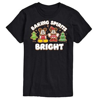 Disney's Mickey & Minnie Mouse Men's Baking Spirits Bright Graphic Tee