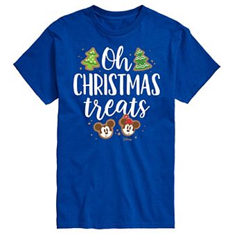 Disney's Mickey & Minnie Mouse Men's Oh Christmas Treats Graphic Tee