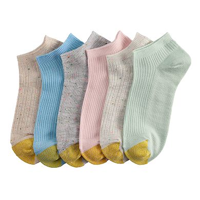 Women's GOLDTOE® 6-Pack Confetti Tuckstitch Socks