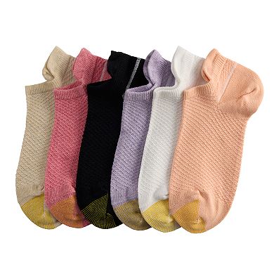 Women's GOLDTOE® 6-PacK Henley Tab Socks