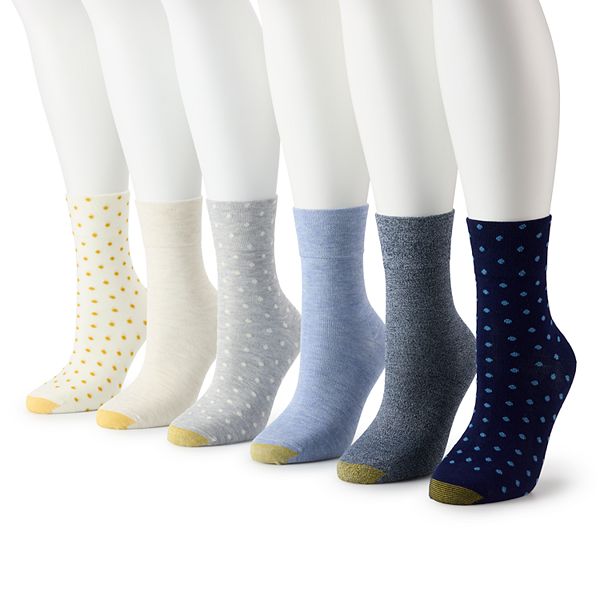 Calzini Donna Cotone Calzini Sportivi Donna Gold Toe - Pacco Da 6 Paia