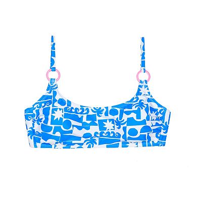 Juniors' Ninety-Nine° Ring Swim Bikini Top