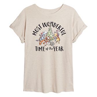 Disney's Winnie The Pooh Women's Most Wonderful Time Tee