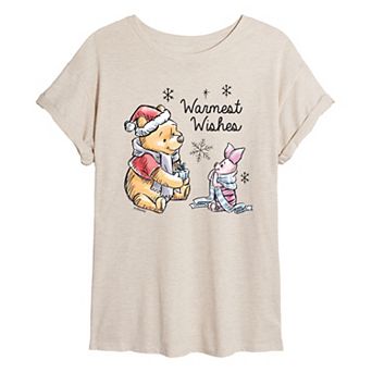 Disney's Winnie The Pooh Women's Warmest Wishes Tee