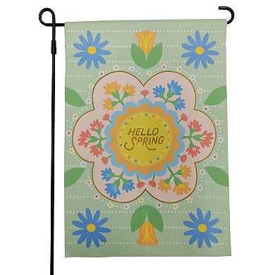 Celebrate Together Easter Hello Spring Garden Flag
