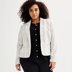 Kohls white shop blazer