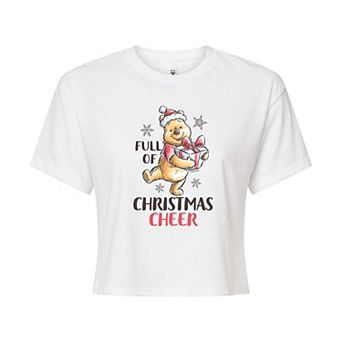 Disney's Winnie The Pooh Women's Full Of Christmas Cheer Tee
