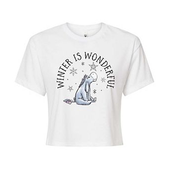 Disney's Winnie The Pooh Women's Winter Is Wonderful Tee
