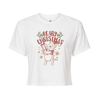 Disney's Winnie The Pooh Women's Beary Christmas Tee