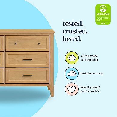 DaVinci Sawyer Farmhouse 6-Drawer Dresser & Changing Table