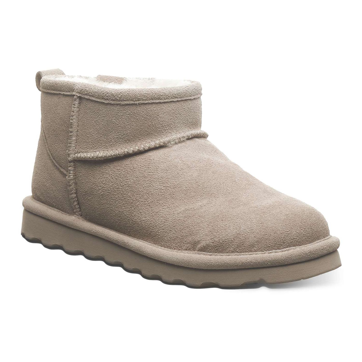 Женские ботинки Bearpaw Shorty Suede Winter, цвет: Бежевый — фото 1