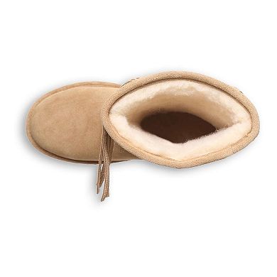 Bearpaw Cherilyn Women's Suede Fringe Winter Boots